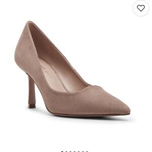 Elegant Taupe Suede‎ Pumps